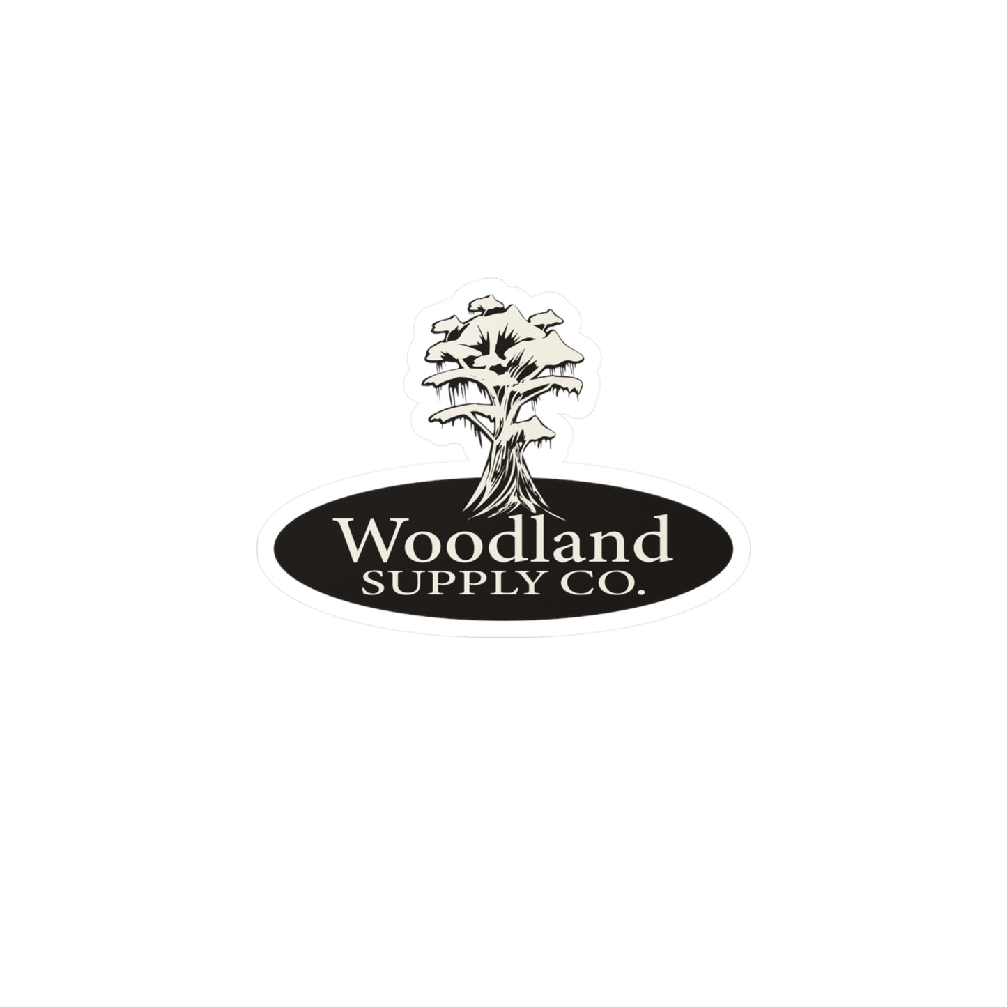 Woodland Logo Sticker